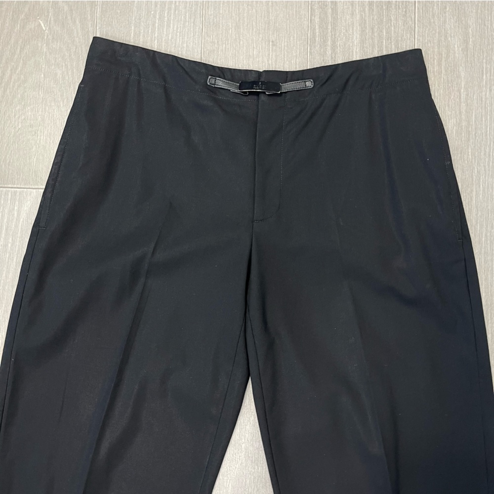 Gucci Vintage Black Wool Blend High Waisted Crop Ankle Pants Trousers Italy 42 M - Picture 7 of 16